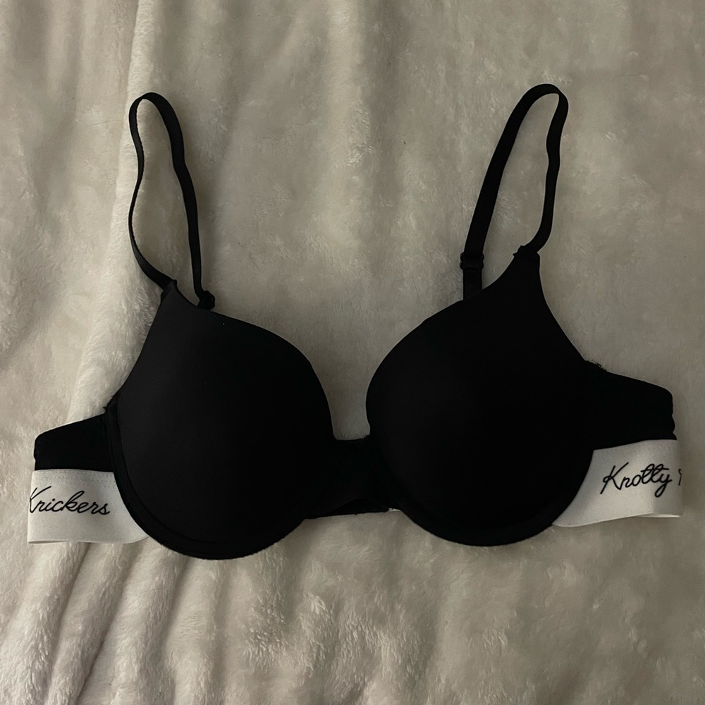 Black Women's Bra by Knotty Knickers